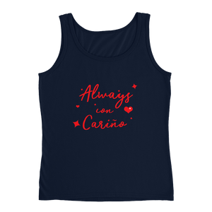 Always Con Carino Ladies' Tank Love Is The Answer