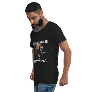 Hasta La Victoria - BCULTURE Unisex Short Sleeve V-Neck T-Shirt