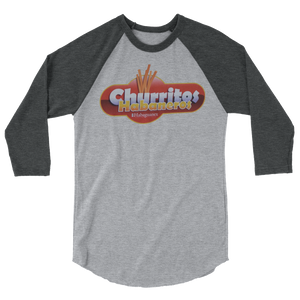 Churritos Habaneros 3/4 sleeve raglan shirt