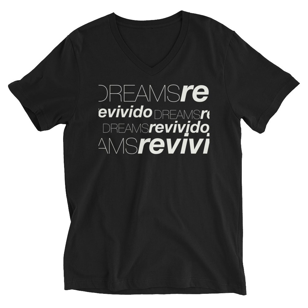 Dreams Revivido Continued Unisex Short Sleeve V-Neck T-Shirt