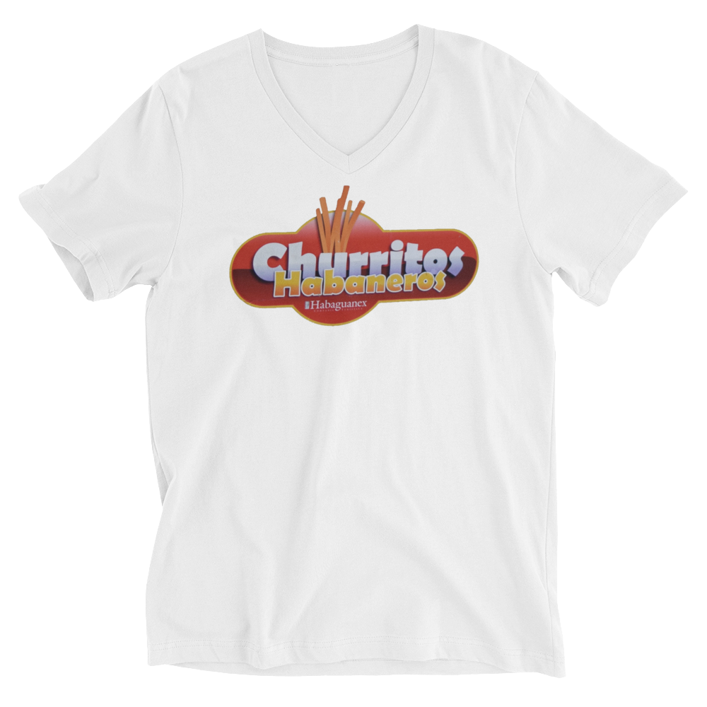 Churritos Habaneros Unisex Short Sleeve V-Neck T-Shirt