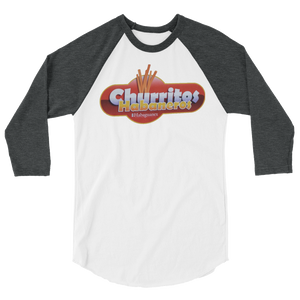 Churritos Habaneros 3/4 sleeve raglan shirt