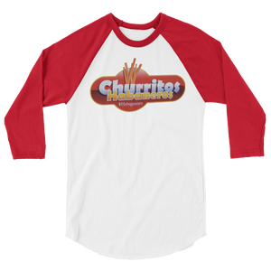 Churritos Habaneros 3/4 sleeve raglan shirt