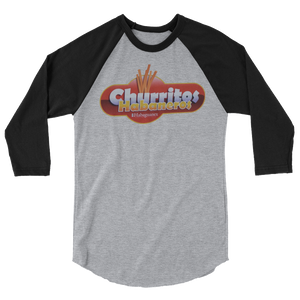 Churritos Habaneros 3/4 sleeve raglan shirt