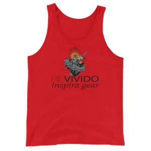 Revivido Corazon & Fire Unisex  Tank Top