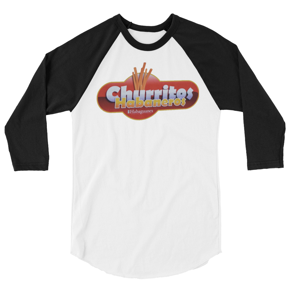 Churritos Habaneros 3/4 sleeve raglan shirt