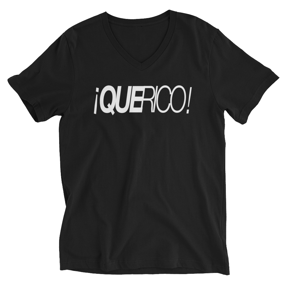 Que Rico Unisex Short Sleeve V-Neck T-Shirt