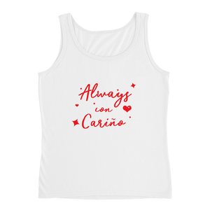 Always Con Carino Ladies' Tank Love Is The Answer