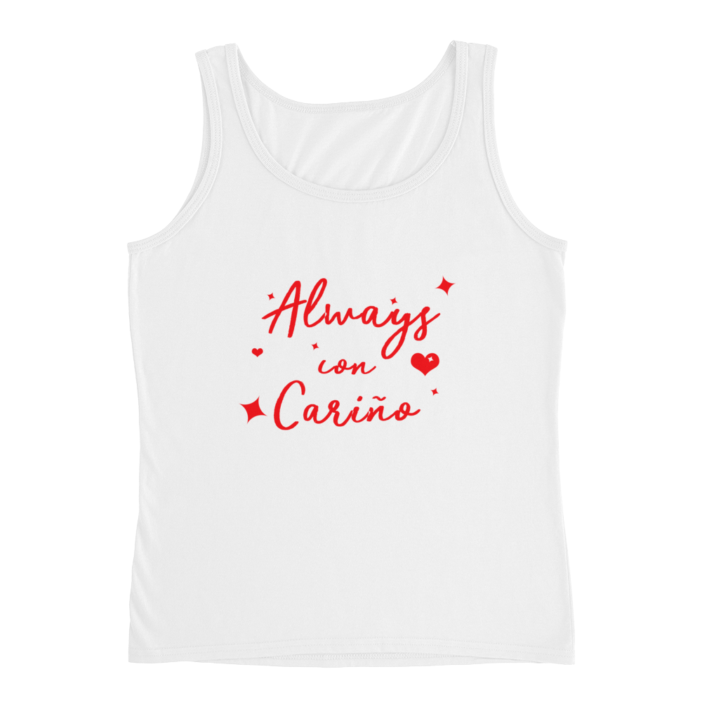 Always Con Carino Ladies' Tank Love Is The Answer