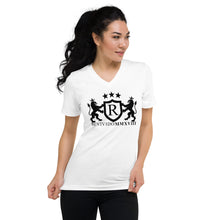 Revivido Shield & Crown Unisex Short Sleeve V-Neck T-Shirt